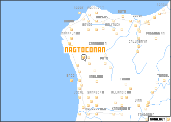 map of Nagtoconan