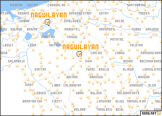 map of Naguilayan