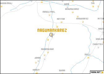map of Nāgumān Kārez