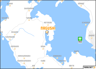 map of Nagushi