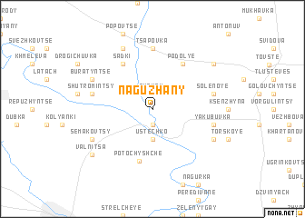 map of Naguzhany