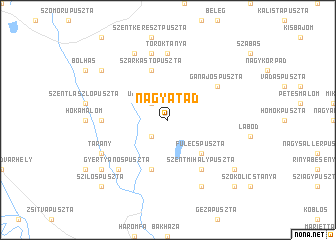 map of Nagyatád