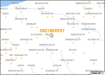 map of Nagyberény