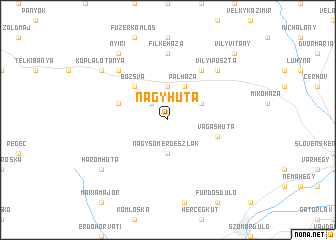 map of Nagyhuta