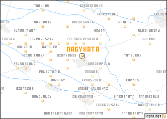 map of Nagykáta