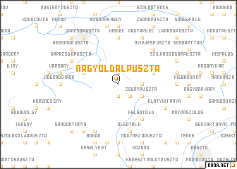 map of Nagyoldalpuszta