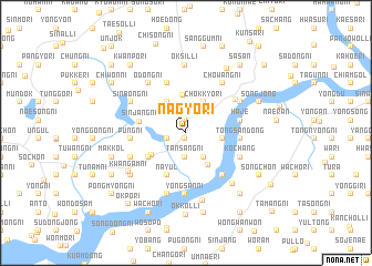 map of Nagyo-ri