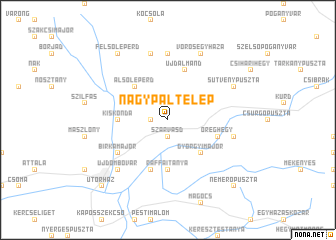 map of Nagy Pál Telep