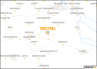 map of Nagypél