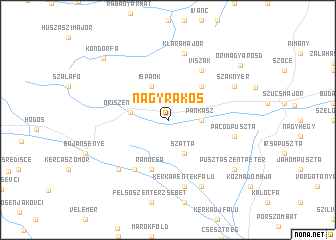 map of Nagyrákos