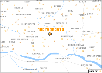 map of Nagysárostó