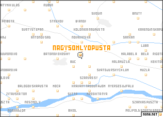 map of Nagy Somlyó Pusta