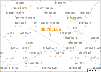 map of Nagyveleg