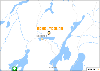 map of Naẖal Ya‘alon
