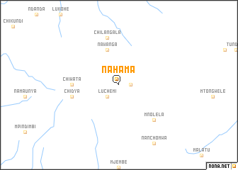 map of Nahama