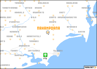 map of Nahampoana