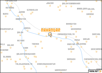 map of Nahandar