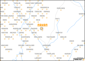 map of Na Hàn