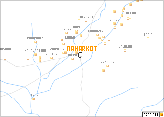 map of Nāhar Kot