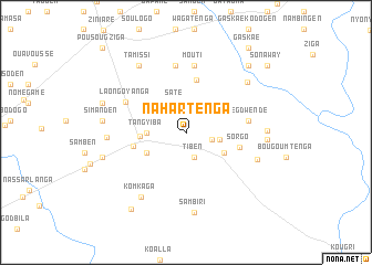 map of Nahartenga