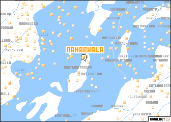 map of Nāharwāla