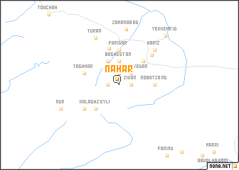map of Nāhar