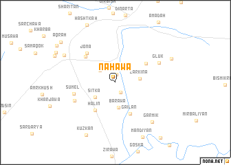 map of Nahāwa