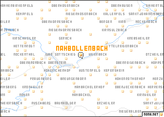 map of Nahbollenbach