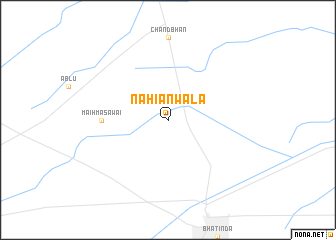 map of Nahiānwāla