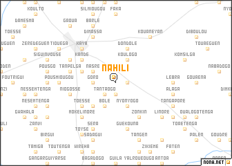 map of Nahili