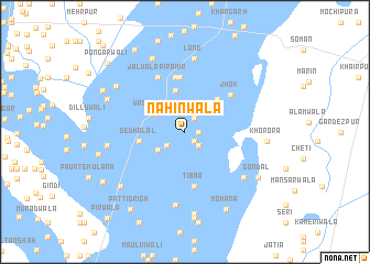 map of Nahinwāla