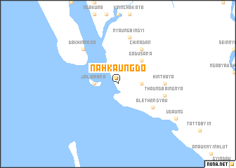 map of Nahkaungdo