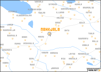 map of Nahkjala