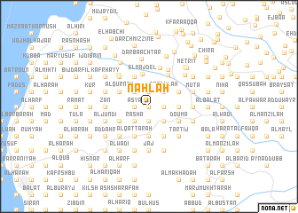 map of Naḩlah