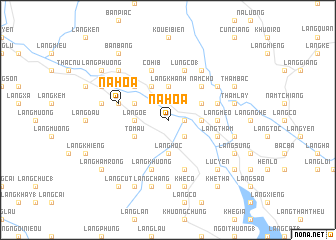 map of Nà Hòa