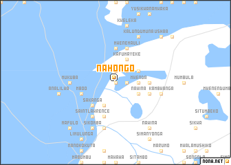 map of Nahongo