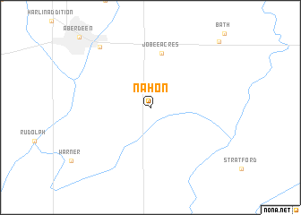 map of Nahon