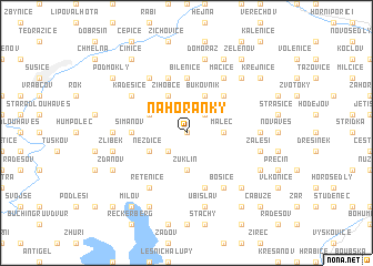 map of Nahořánky