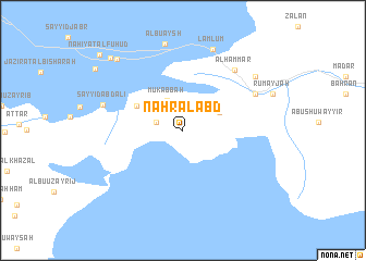 map of Nahr al ‘Abd