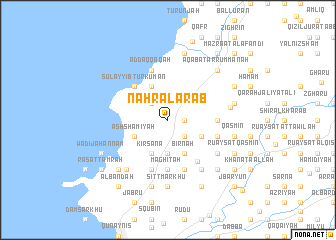 map of Nahr al ‘Arab