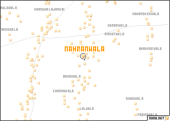 map of Nahrānwāla