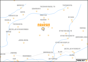 map of Nahrān