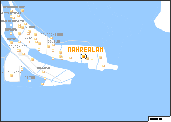 map of Nahr-e A‘lam