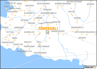 map of Nahr-e Dalī