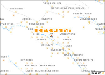 map of Nahr-e Gholām Veys