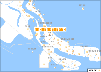 map of Nahr-e Mosā‘edeh