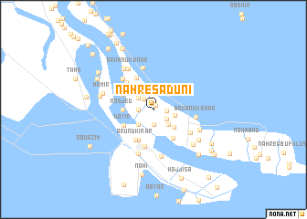 map of Nahr-e Sa‘dūnī