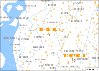 map of Nahrewāla