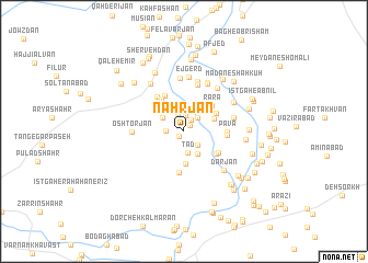 map of Nahrjān