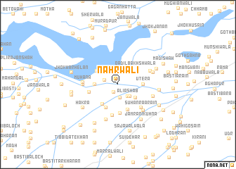 map of Nahrwāli